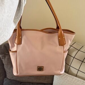 Dooney & Bourke Blush and Tan Tote